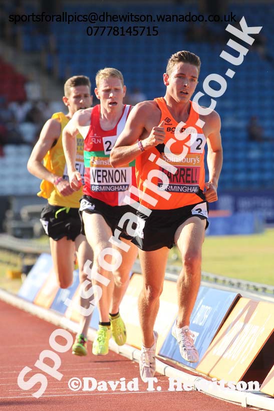 Mens 5000 metres, Sainsbury's British Champs, Alexander Stadium, Birmingham. Photo: David T. Hewitson/Sprts for All Pics